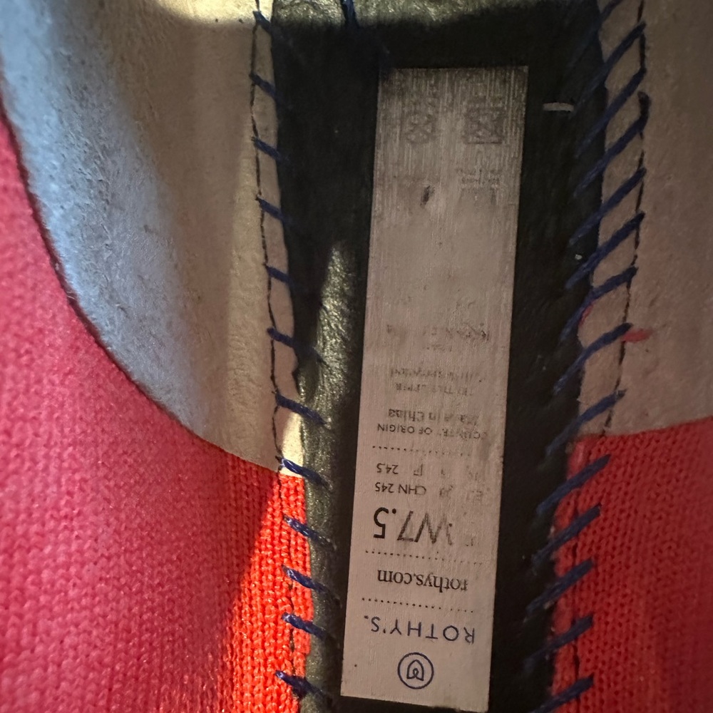 Rothys Rothy’s Red The Point Toe Flats Size 7,5 P… - image 6